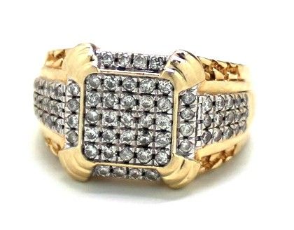 Mens Diamond/10K Fashion Ring