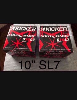 Kicker 10” L7 Solo-Baric (Old School, Brand New In The Box) Trade For Cash
