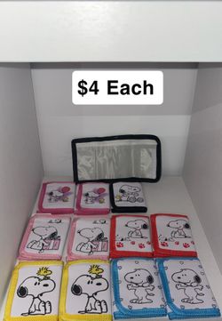 Snoopy wallets $4 each