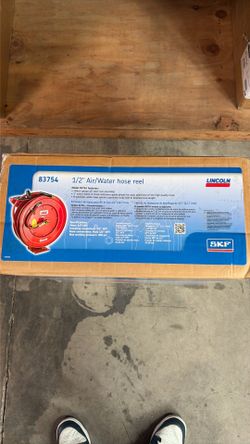 Lincoln 1/2” Air/water hose reel