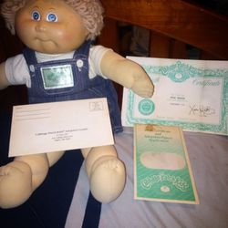 Original Cabbage Patch With Birth Certificate 
