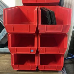 Akro Bins & Lewis Systems Stackable storage bins