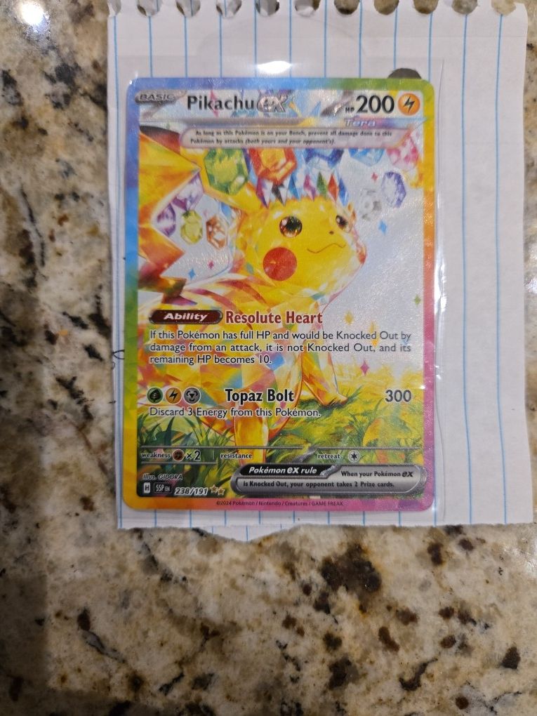 2024 Pikachu Ex 238/191