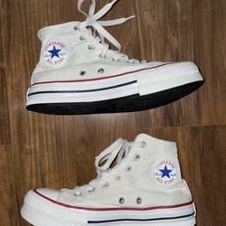 White Converse 