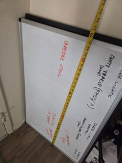 White board & corkboard bulletin