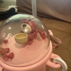 Lotso Souvenir Shanghai Disneyland W/straw