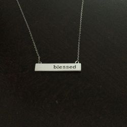 blessed woman Necklace 