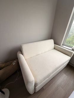 Serta Lowry Full-Size Convertible Sleeper Loveseat