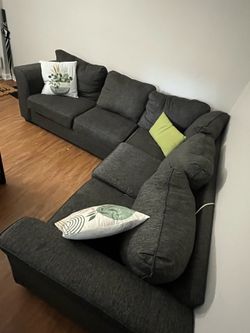 Black/Grey Couch