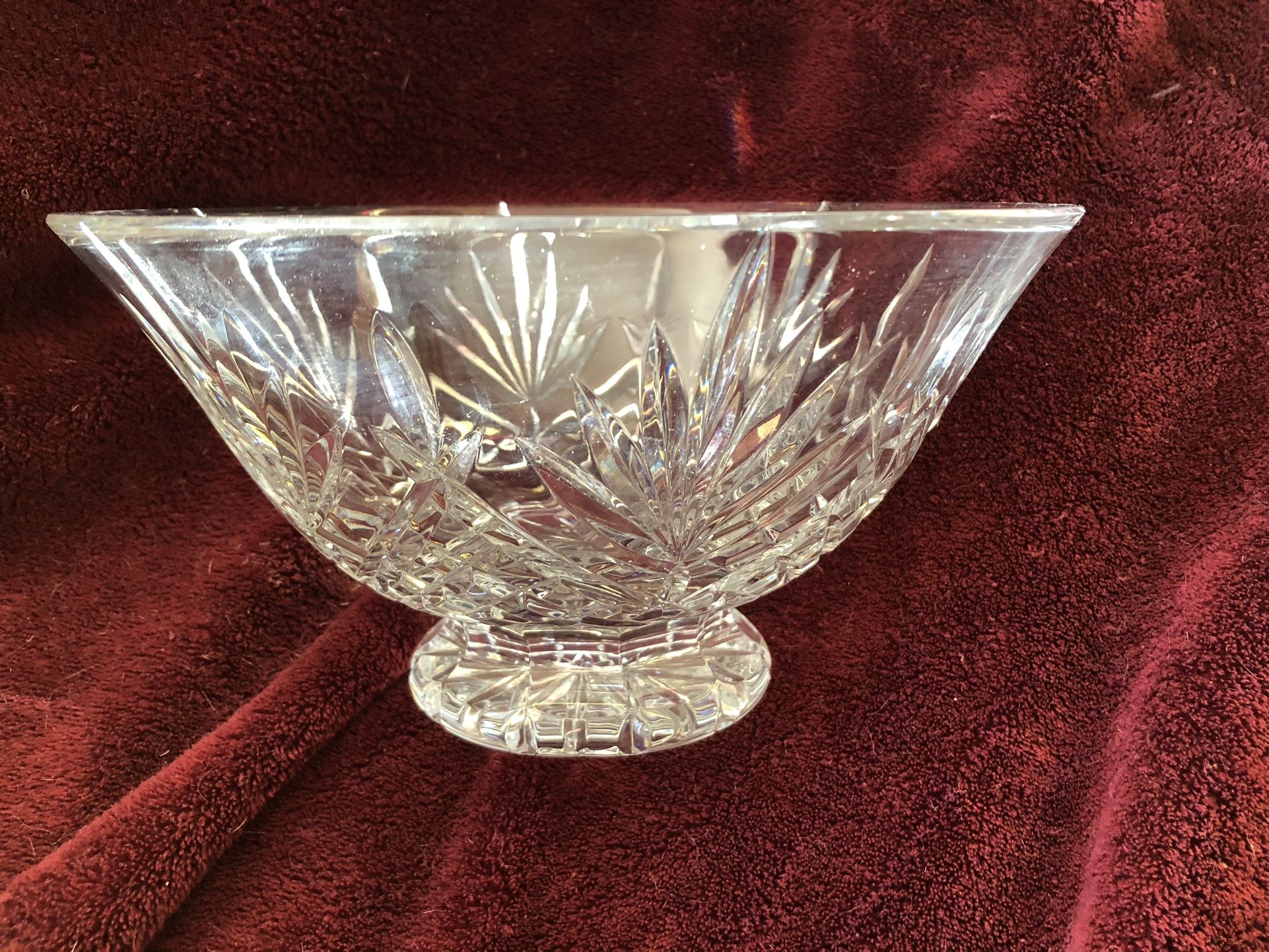 Waterford Glendale Footed Crystal Bowl