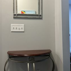 Wall Mirror with Match Table 