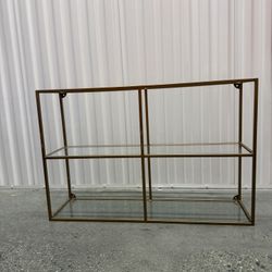Small Gold/ Brass Console