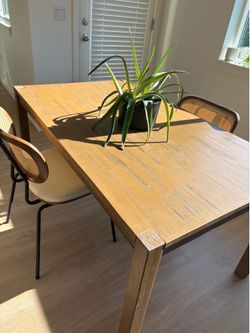 Wood table