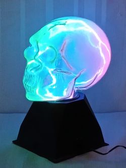 Grandrich electrical skull plasma lamp