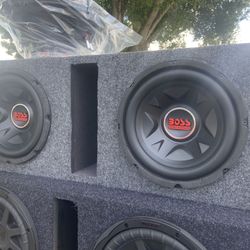 Boss Chaos 12” subs in ported box. New