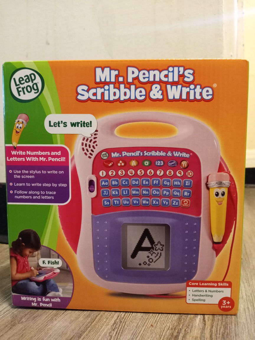 LeapFrog Mr. Pencil's Scribble and Write - Amazon Exclusive, Pink