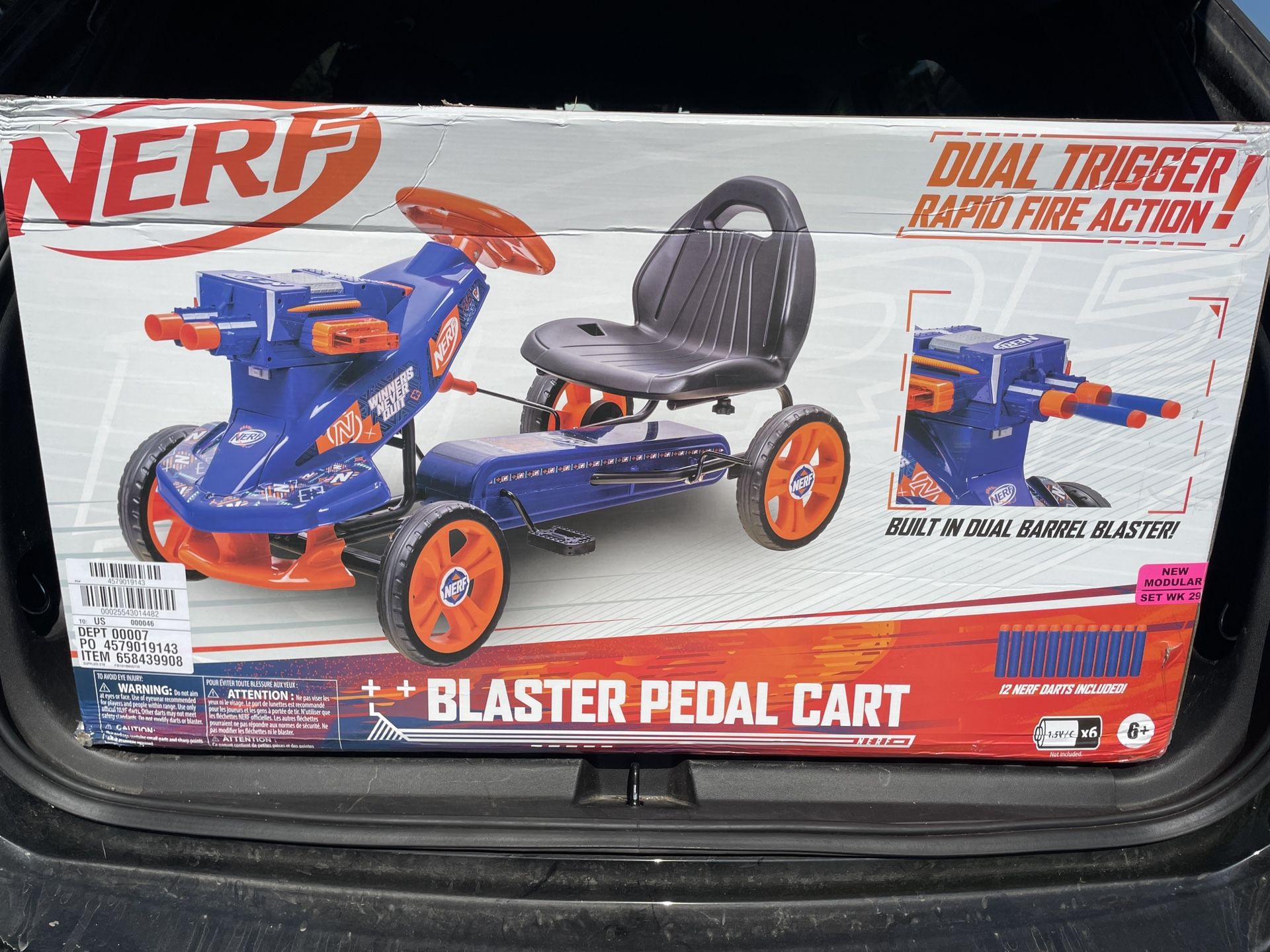 Nerf Blaster Pedal Cart