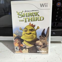 Shrek the Third (Nintendo Wii, 2007) Complete With Manual 