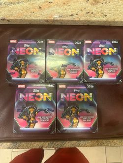 2026 Topps Neon Marvel Mega Box Sealed Numbered Parallel Trading Cards