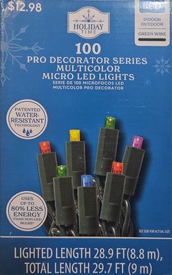 100 Pro Decorator Series Multicolor Micro LED Lights
