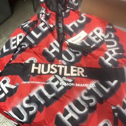 Brand New Hustler Windbreaker New Size Large 