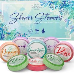 Brand:HFHO  Shower Steamers Aromatherapy 8 Pack - Gifts for Women, Shower Bombs with Essential Oils, Self Care and Stress Relief Stocking Stuffers, Re