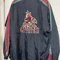 Vintage Arizona Coyotes Starter Windbreaker Jacket Men’s Large