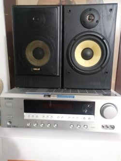Onkyo TX-SR573 amp with KLH Speakers