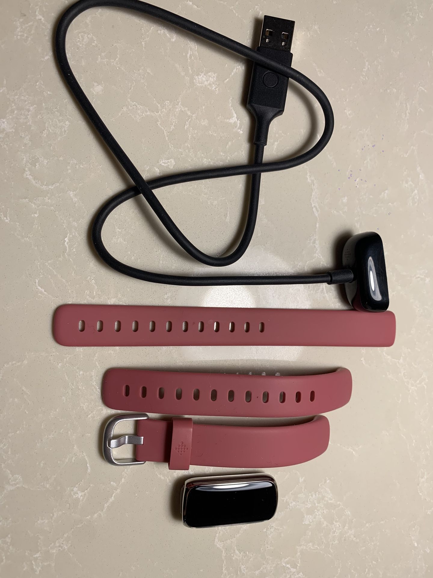 Fitbit Luxe Charger Band Accessories Band pink