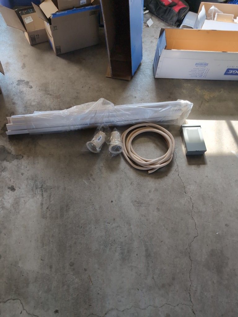 20+ Feet Of Line Set Covers + Fittings