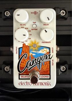 Canyon delay & looper pedal