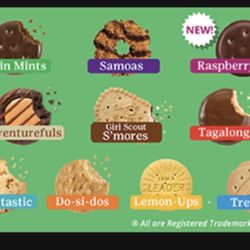Girl Scout Cookies $5