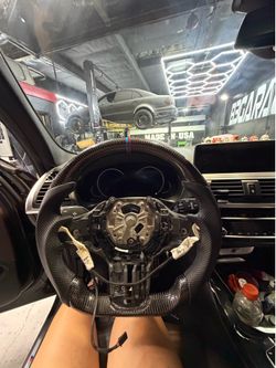 BMW Carbon Fiber Steering Wheel