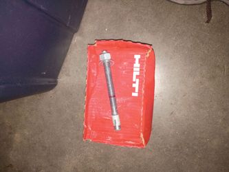 50$ Box of hilt 5/8 x 7 " anchor bolts