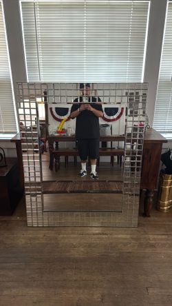 Large Decorative Mosaic-tile Mirror