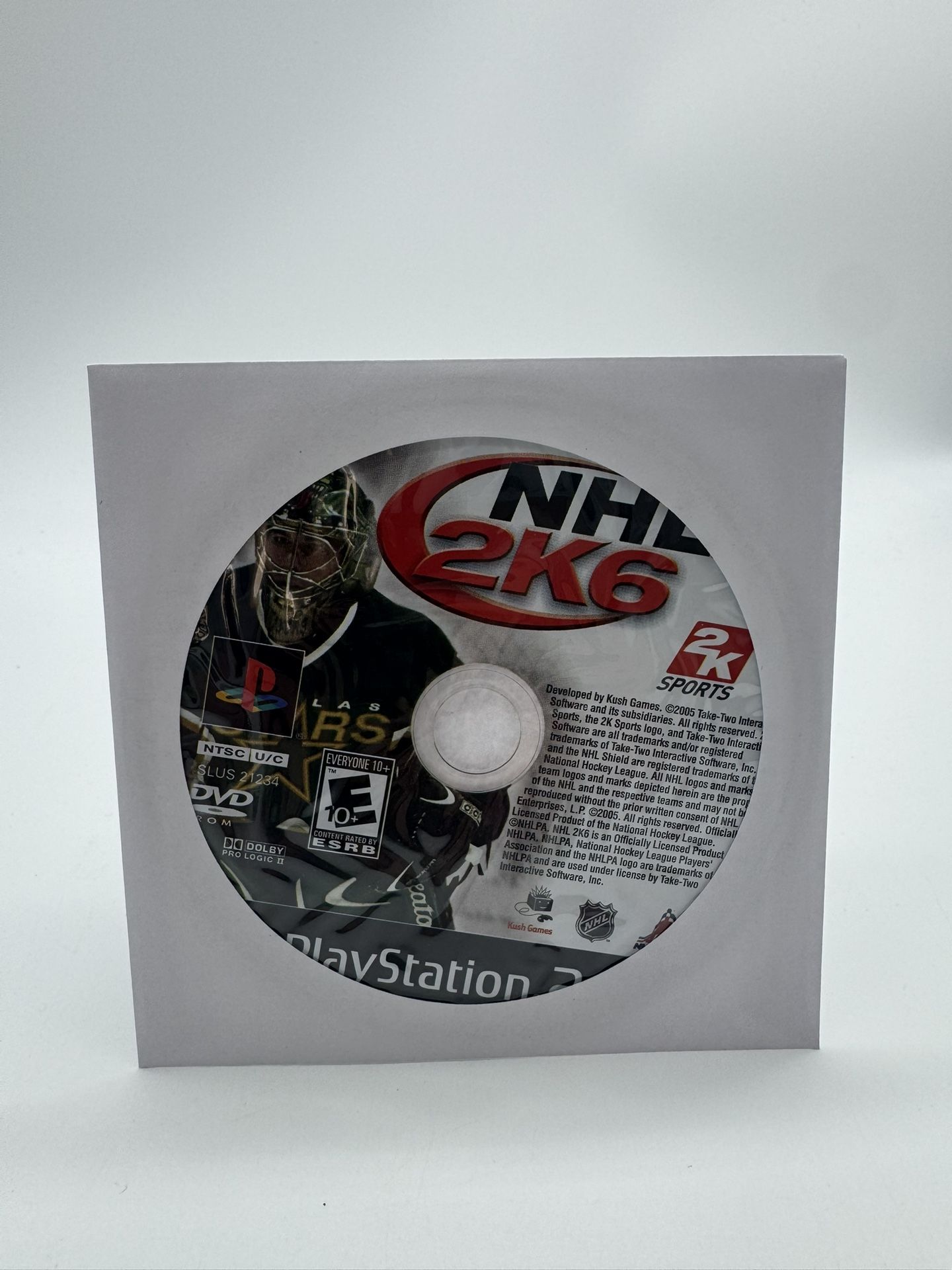NHL 2K6 (Sony PlayStation 2, PS2, 2005) Disc Only Tested