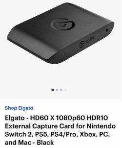 Elgato HD60 X Capture Card – Brand New / Never Used