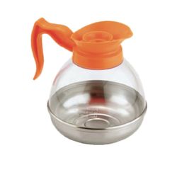Coffee Decanter 64oz – Polycarbonate with Stainless Steel Base (New)