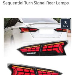 Ingenuity time LED sequential tail lights