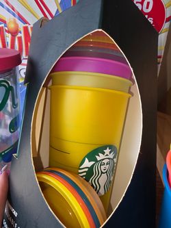 Starbucks Colorful cups HOT/COLD