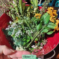 Faux flowers 4 for $1
