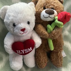 Ilysm Teddy Bear Plushie And Rose Teddy Bear Plushie