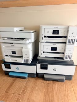 HP & Epson Printers – Bulk Lot, Sold As-Is