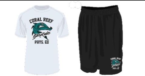 CORAL REEF SENIOR HIGH SCHOOL PE UNIFORM SIZE SMALL