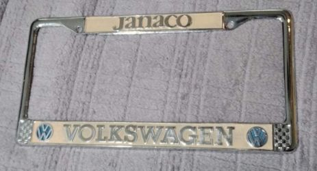 Janaco VW Dealer Frame Restored