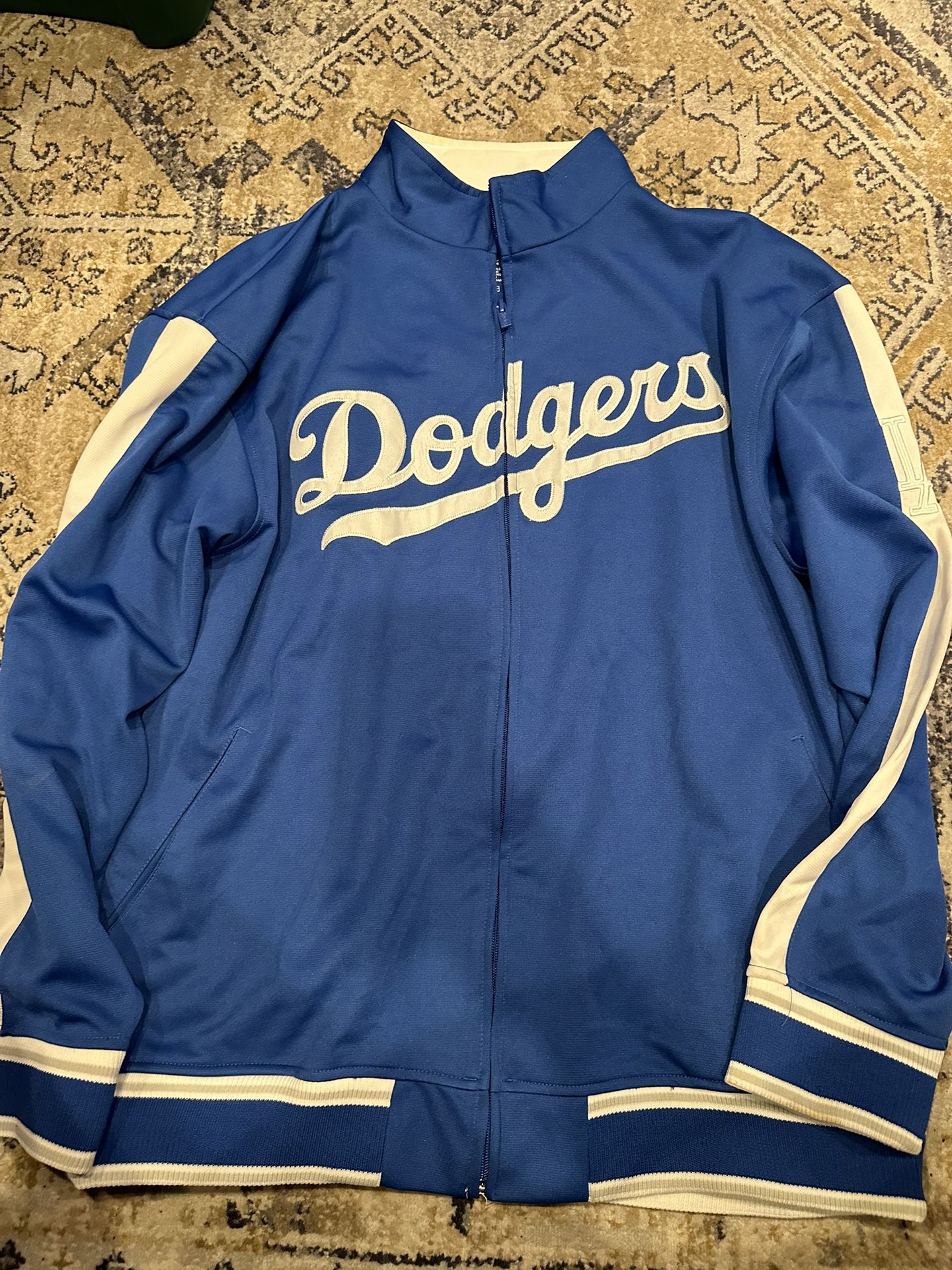 Dodgers No Hoodie Jacket Large Mens