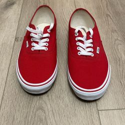 Vans Wide Red Men’s Size 12