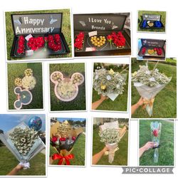 Beautiful fresh roses arrangements and bouquets for any special occasion***Delivery Available ***