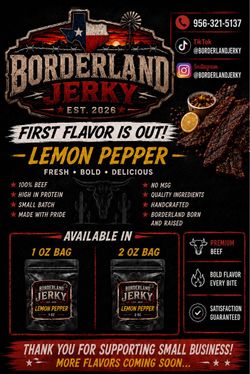 Carne Seca De Lemon Pepper