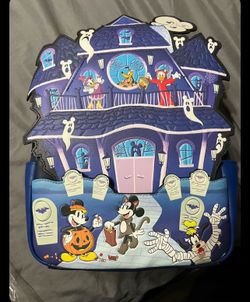 Loungefly Mickey and Friends Halloween Haunted House